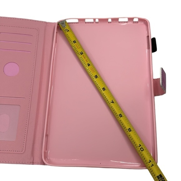 Samsung Galaxy Tab A8 10.5" 2022 Case: Purple Marble PU Leather Stand‎ Cover - Picture 11 of 13